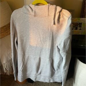 Mens Sz medium Banana Republic Factory knit hooded top cream color